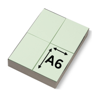 123tinta Papel A6 verde | 80 g (2.000 hojas) 300614