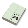 123tinta Papel A6 verde | 80 g (2.000 hojas)