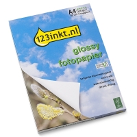 123tinta Papel fotográfico Glossy | A4 | 245g | 50 hojas Q5437AC 064070