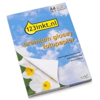 123tinta Papel fotográfico Premium Glossy satinado | A4 | 210g | 50 hojas  064100