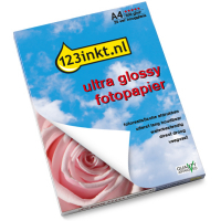 123tinta Papel fotográfico Ultra Glossy | A4 | 300g | 20 hojas 064140 123tinta Papel fotográfico Ultra Glossy | A4 | 300g | 20 hojas 064140