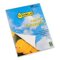 123tinta Papel fotográfico textura lienzo | A4 | 230g | 20 hojas  064189