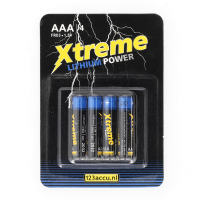 123tinta Pila Litio AAA Xtreme Power FR03 - 4 unidades ADR00067