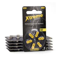 123tinta Pilas para audífonos Xtreme Power 10 PR70 amarillo | Pack 60 uds