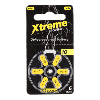 123tinta Pilas para audífonos Xtreme Power 10 PR70 amarillo 6 unidades ADR00359