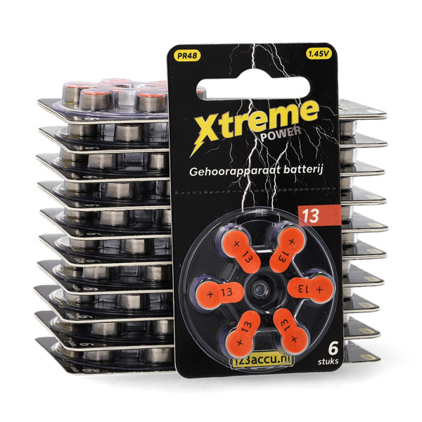 123tinta Pilas para audífonos Xtreme Power 13 PR48 naranja | Pack 120 uds ADR00371 - 1