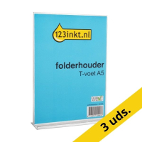123tinta Portafolletos A5 base en T | Pack 3 uds 301563