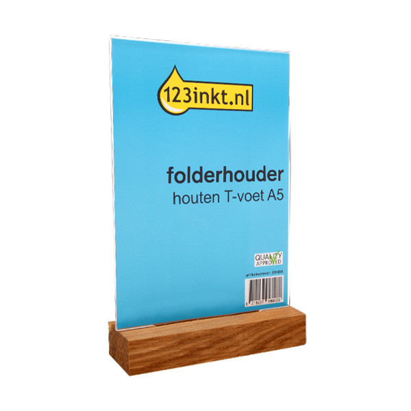 123tinta Portafolletos A5 de madera con pie en T  301456 - 1
