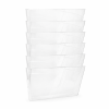 123tinta Portafolletos de pared de 6 compartimentos transparente 302754 - 1