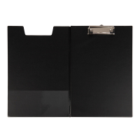 123tinta Portapapeles con tapa A4 color negro 390549