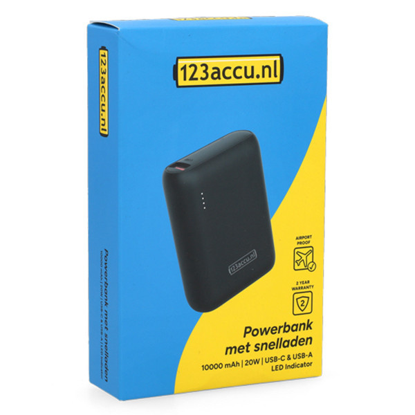 123tinta PowerBank con carga rápida, color negro (20 W, 10000 mAh) ADR00364 - 10