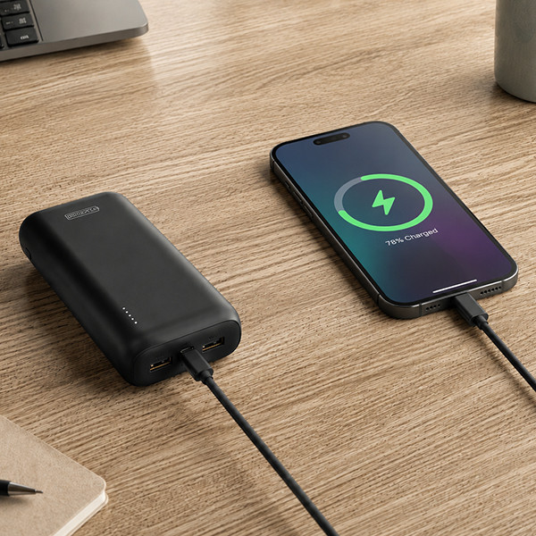 123tinta PowerBank con carga rápida, color negro (20 W, 20000 mAh) ADR00365 - 4