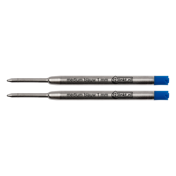 123tinta Recambio para bolígrafo azul medio (2 unidades) 300852 - 1