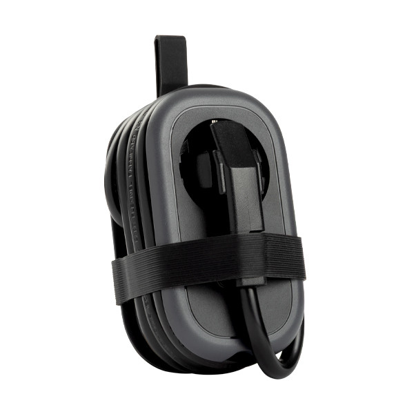 123tinta Regleta enrollable con 1 toma y 3 USB color negro (1,13 metros) 390025 - 1