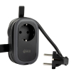 123tinta Regleta enrollable con 1 toma y 3 USB color negro (1,13 metros) 390025 - 3