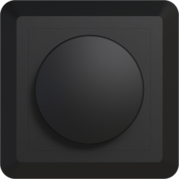 123tinta Regulador de intensidad con placa central y marco negro LDR02456 - 1