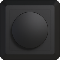 123tinta Regulador de intensidad con placa central y marco negro