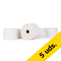 123tinta Rollo caja registradora 44x70x12 térmico blanco (5 unidades) K-6032C 300310