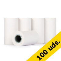 123tinta Rollo caja registradora 57x30x12 térmico blanco | Pack 100 uds 300315