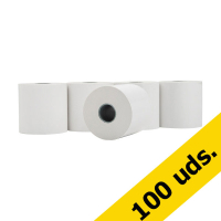 123tinta Rollo caja registradora 80x80x25 térmico blanco | Pack 100 uds 301952