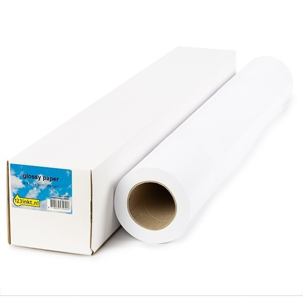 123tinta Rollo de papel brillante de 914 mm x 30 m (260 gramos) 155055 - 1
