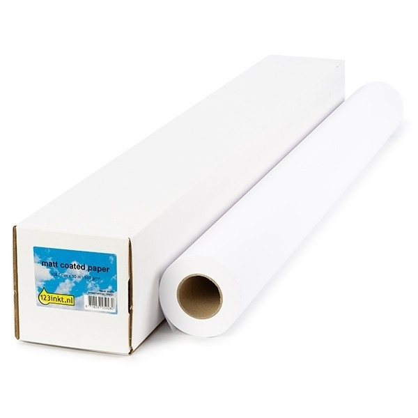 123tinta Rollo de papel estucado mate de 1067 mm x 30 m (180 gramos) 155080 - 1