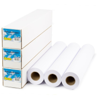123tinta Rollo de papel estucado mate de 914 mm x 30 m (120 gramos) | Pack 3 uds 302094