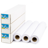 123tinta Rollo de papel estucado mate de 914 mm x 30 m (180 gramos) | Pack 3 uds