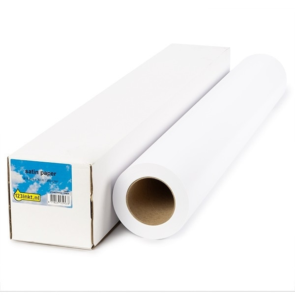 123tinta Rollo de papel satinado de 914 mm x 30 m (260 gramos) 155063 - 1