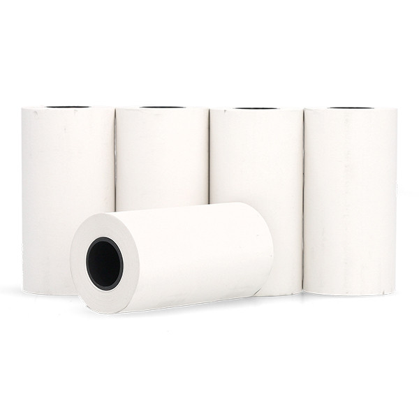 123tinta Rollo de papel térmico blanco para caja registradora 57x30x12 cm 48 gramos (5 unidades) 303632 - 1