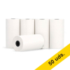 123tinta Rollo de papel térmico blanco para caja registradora 57x30x8 cm 48 gramos (50 unidades) 303630 - 1