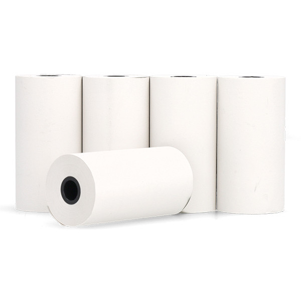 123tinta Rollo de papel térmico blanco para caja registradora 57x30x8 cm 48 gramos (5 unidades) 303629 - 1