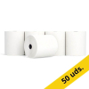 123tinta Rollo de papel térmico para caja registradora 80x80x12 cm blanco 48 gramos (50 unidades) 303621 - 1