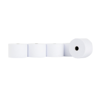 123tinta Rollo de tinta para caja registradora 44 x 70 x 12 mm, blanco sin madera (5 unidades) 302692