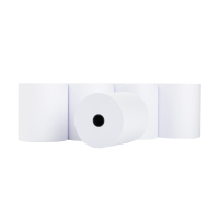 123tinta Rollo de tinta para caja registradora 76 x 70 x 12 mm, blanco sin madera (5 unidades) 302693