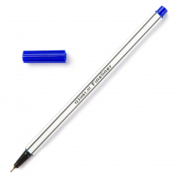 123tinta Rotulador de punta fina azul 300297