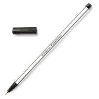 123tinta Rotulador de punta fina negro 300296
