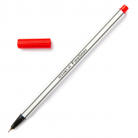123tinta Rotulador de punta fina rojo 300299