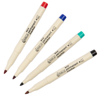 123tinta Rotulador permanente Eco negro/rojo/azul/verde (1 mm) 390610