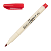 123tinta Rotulador permanente Eco rojo (1 mm) 390604