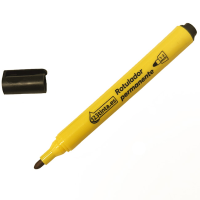 123tinta Rotulador permanente negro - 1-3 mm redondo 426725