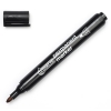 123tinta Rotulador permanente negro - 2,5 mm redondo