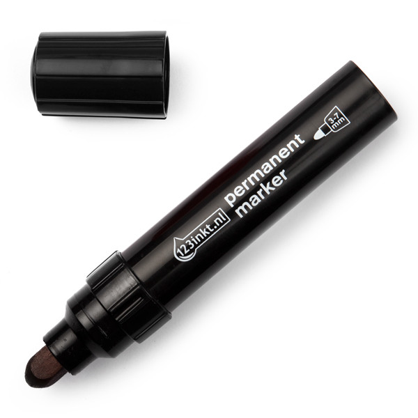 123tinta Rotulador permanente negro - 3-7 mm redondo 4-550001C 300834 - 1