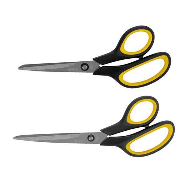 123tinta Set de tijeras con mango Soft Grip de 195 y 230 mm | Pack 2 uds 301119 - 1
