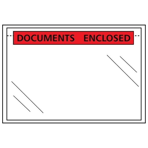123tinta Sobre portadocumentos “Documents Enclosed” 225 x 165 mm - A5 autoadhesivo - 1000 unidades 300774 - 3