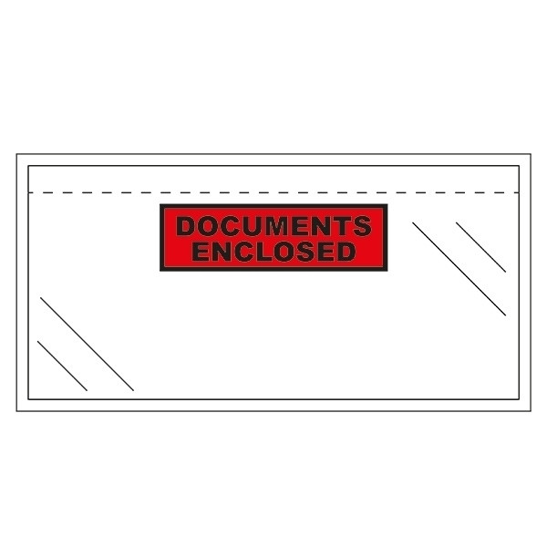 123tinta Sobres para documentos adjuntos 225 x 122 mm - autoadhesivo (100 unidades) 300770 - 1