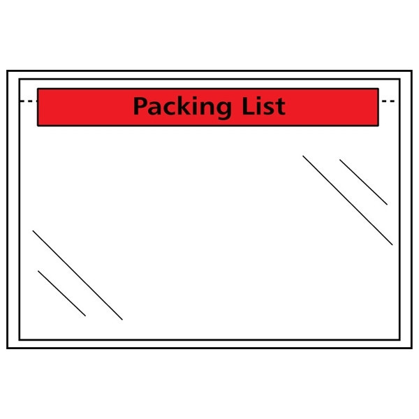 123tinta Sobres portadocumentos "Packing list" 225 x 165 mm - A5 autoadhesivos (100 unidades) 300784 - 3