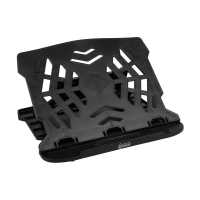 123tinta Soporte ergonómico plegable para portátil de hasta 17 pulgadas negro 390614
