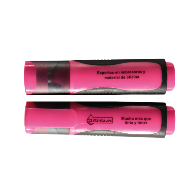 123tinta Subrayador rosa punta biselada  426493 - 2