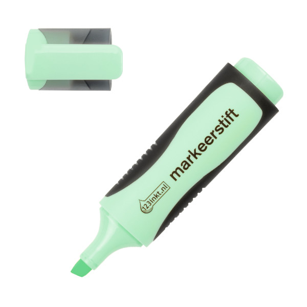 123tinta Subrayador verde pastel punta biselada 70-116C 300352 - 1